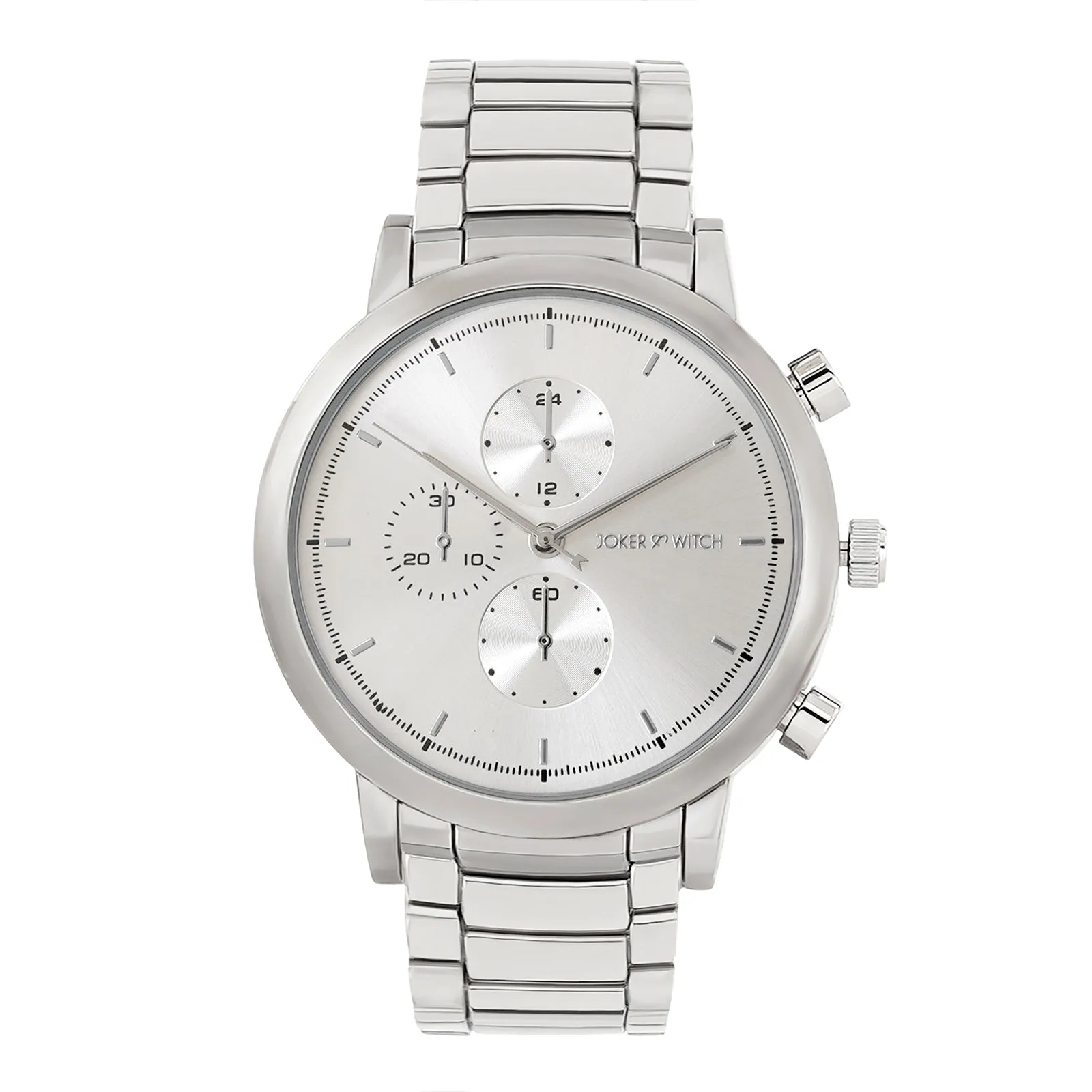 Pierce All Silver Metallic Strap Watch