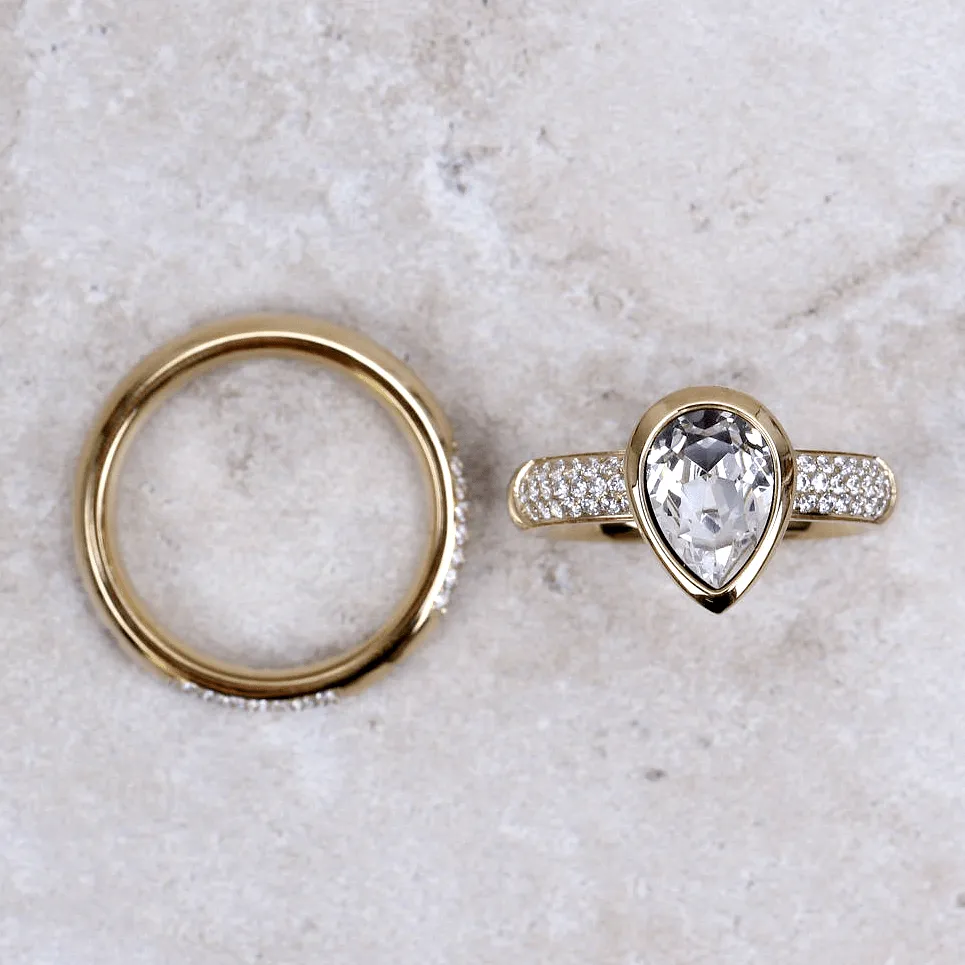 Qudo Interchangeable Deluxe Ring | Gold