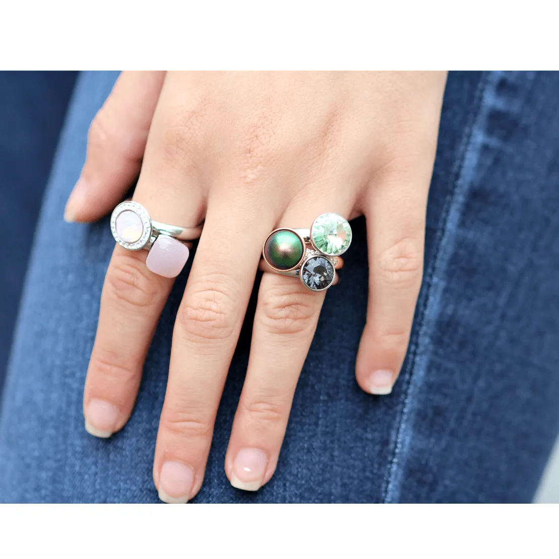 Qudo Interchangeable Deluxe Ring | Gold