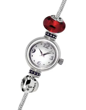 Reflection Beads Sterling Silver Watch - #1 Teach Set - Mother of Pearl Dial