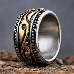 Sanity's Band Collection - The Tide Ring - Gold & Silver - R92