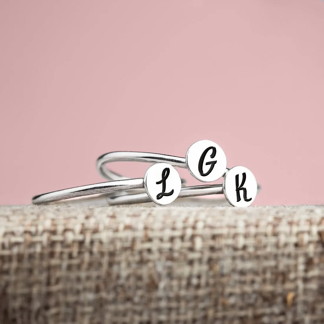 Set of 3 Initial Stacking Rings