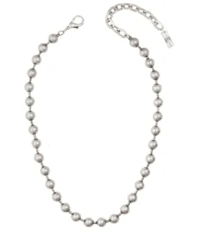 Silver Ball Necklace