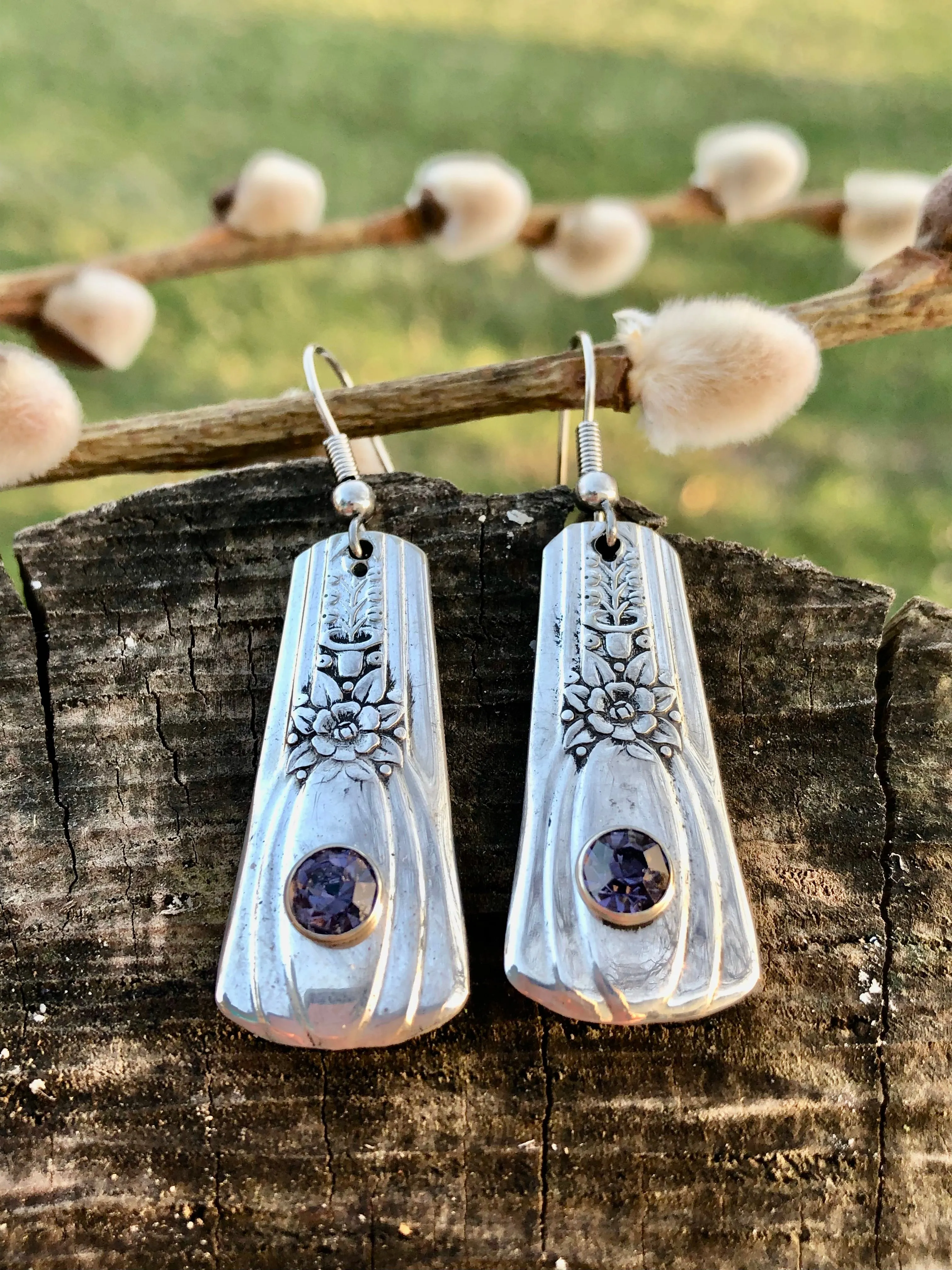 Silverware Earrings