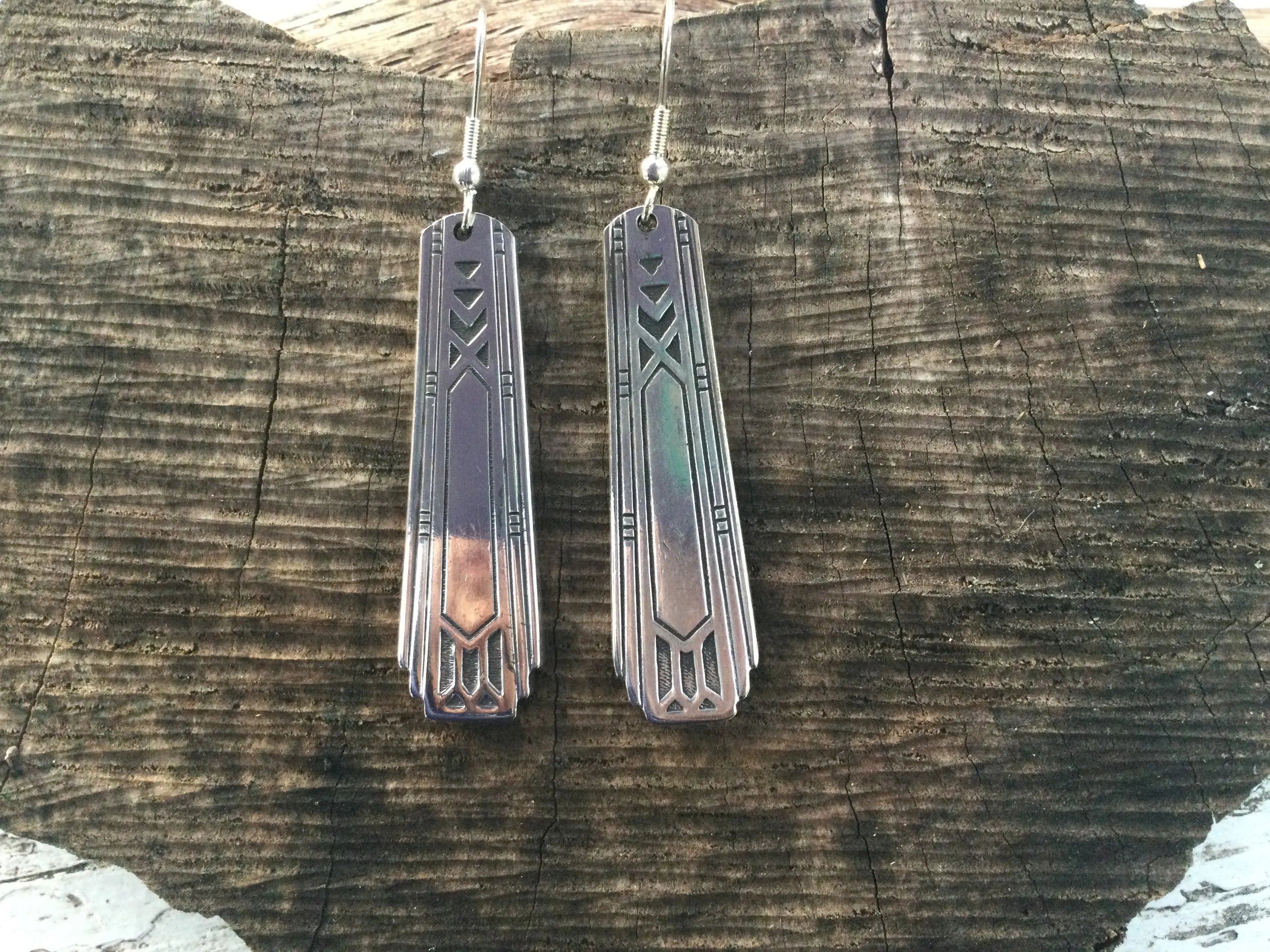 Silverware Earrings