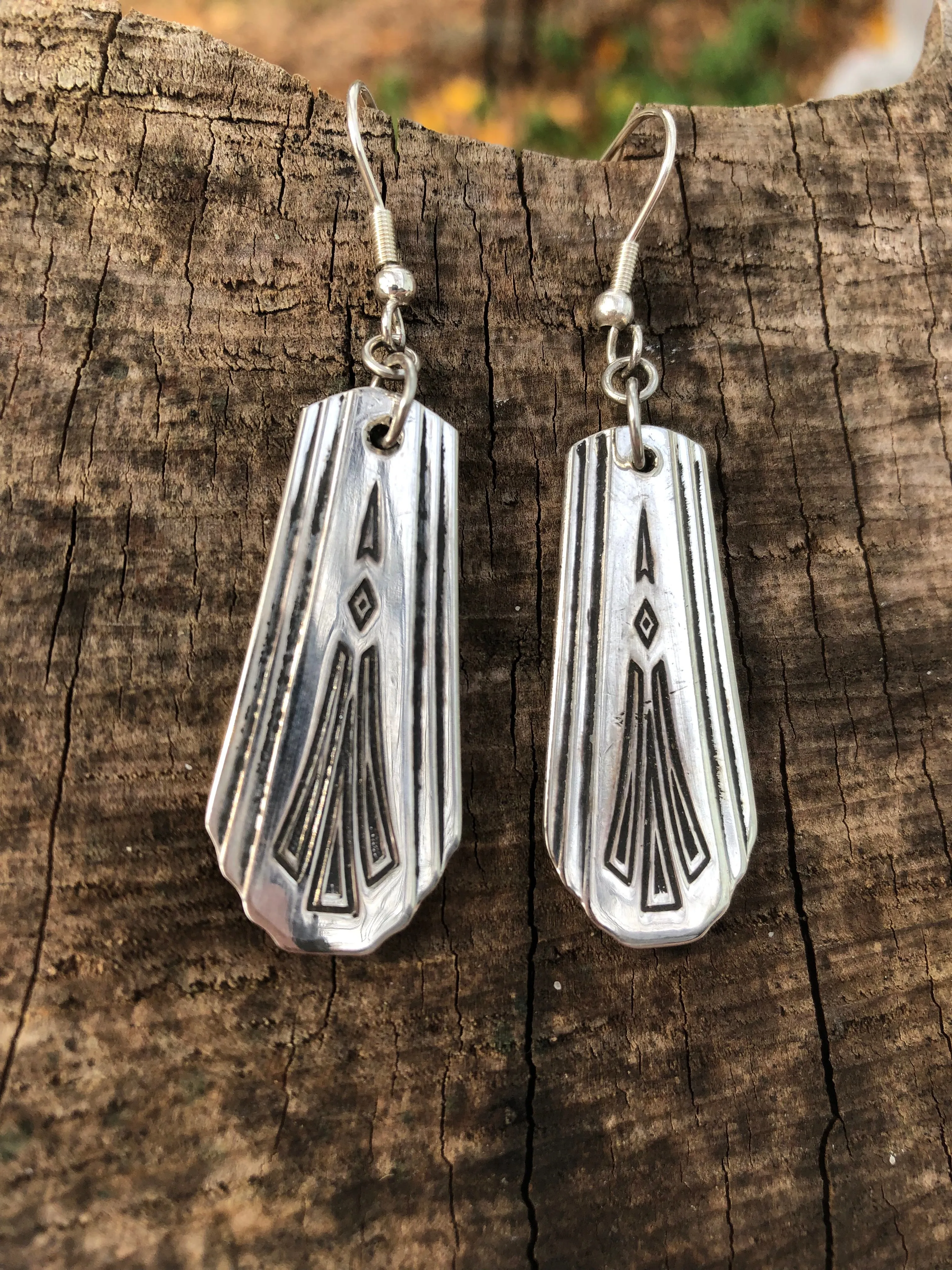 Silverware Earrings