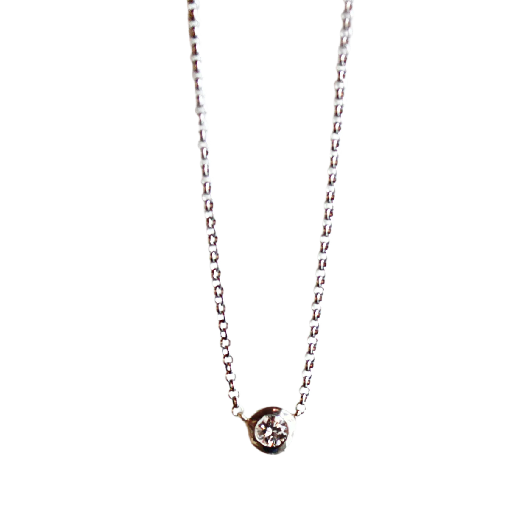 Solitaire Diamond Necklace