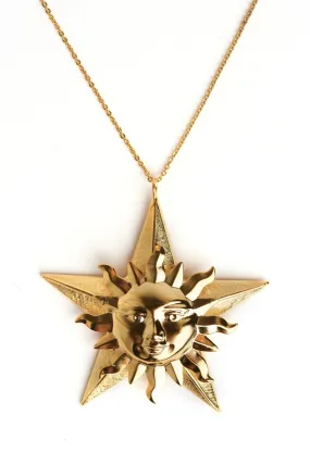 Star sun necklace