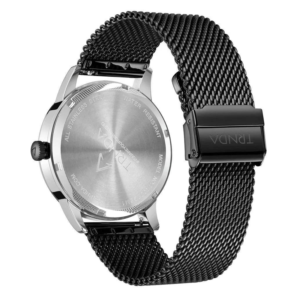 Trnda Stainless Steel Men's Watch TR002G5M1-B10B