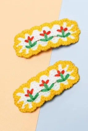 Tulip Crochet Hair Clip