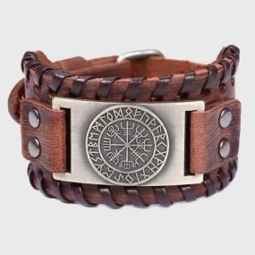 Vegvisir Leather Bracelet