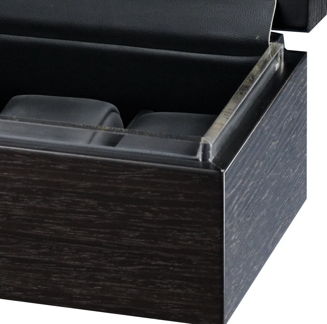 Volta 6 Matte Charcoal Wood Watch Case